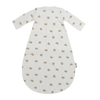 Round sleeping bag with fixed sleeves - Sweet Hearts Sand (1.0 TOG)
