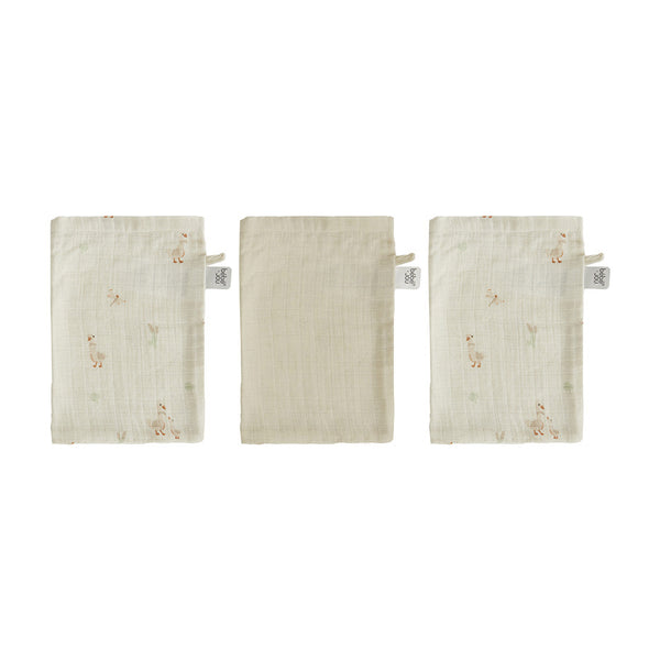 3-pack Washandjes Dear Goose
