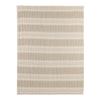Wiegdeken pre-washed hydrofiel jacquard (75x100cm) - Stripe Sand