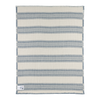 Wiegdeken pre-washed hydrofiel jacquard (75x100cm) - Stripe Indigo