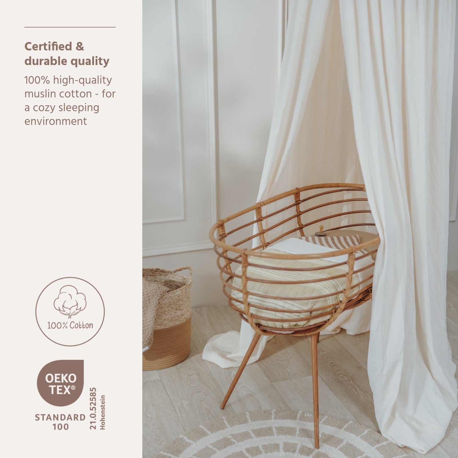 Klamboe pre-washed Hydrofiel - Soft Sand