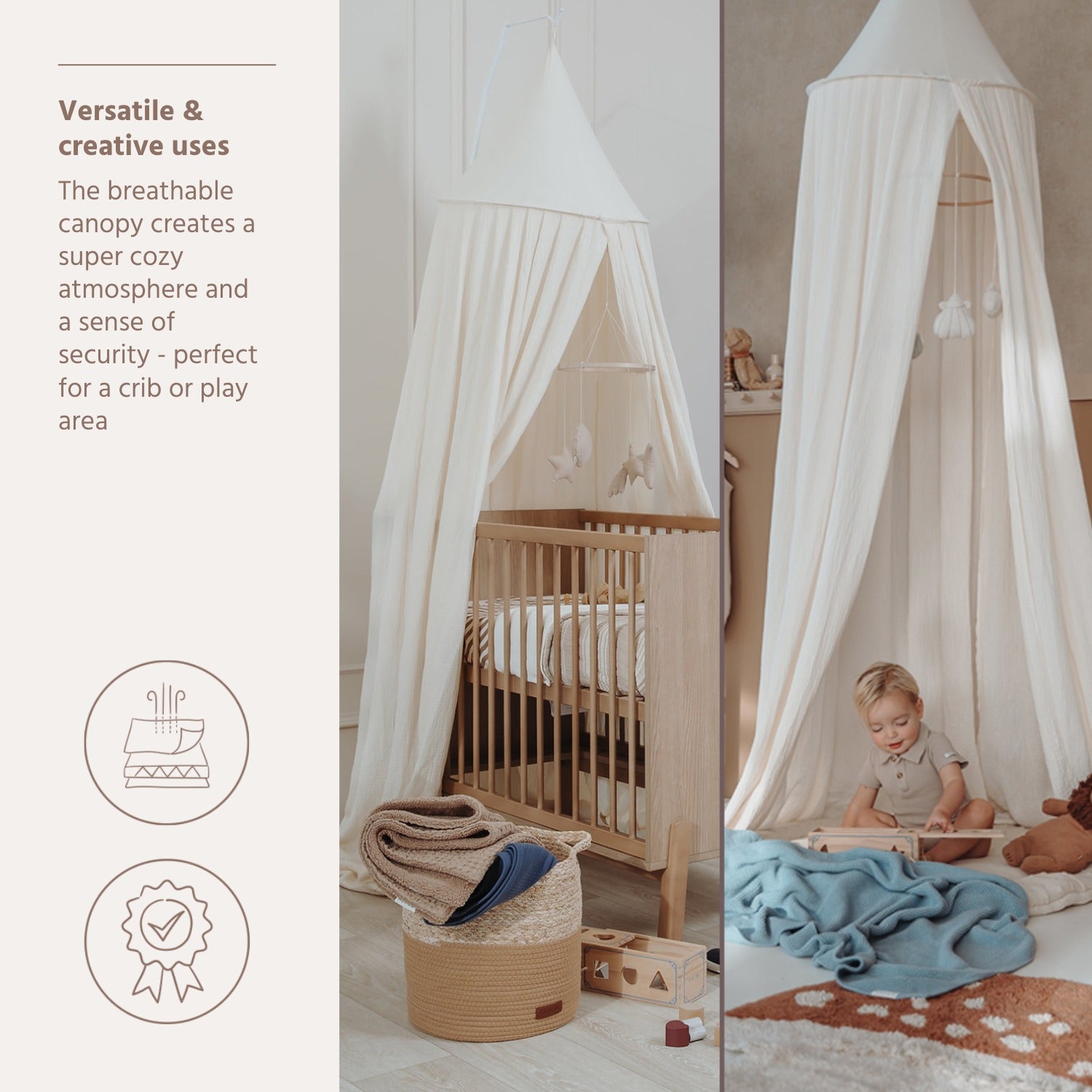 Klamboe pre-washed Hydrofiel - Soft Sand