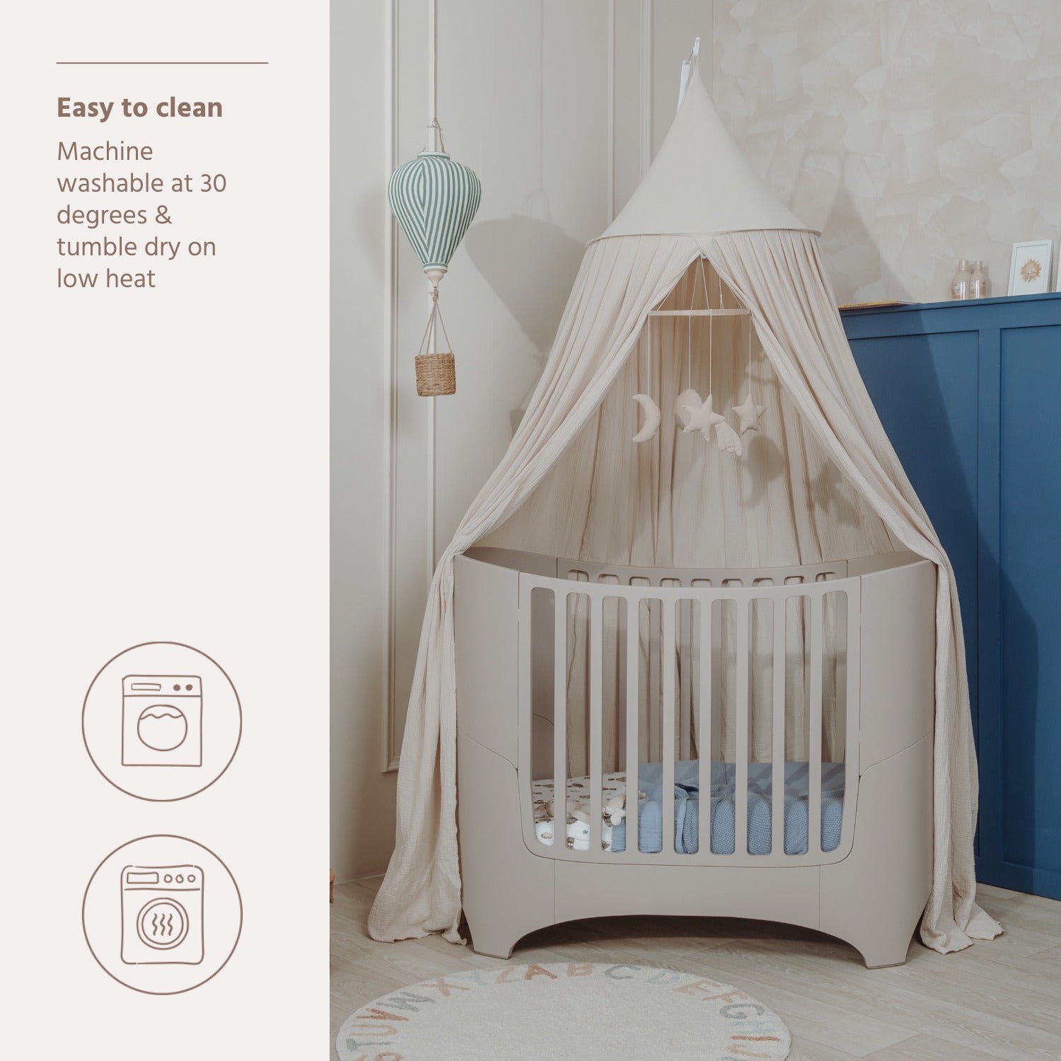 Klamboe pre-washed Hydrofiel - Soft Sand