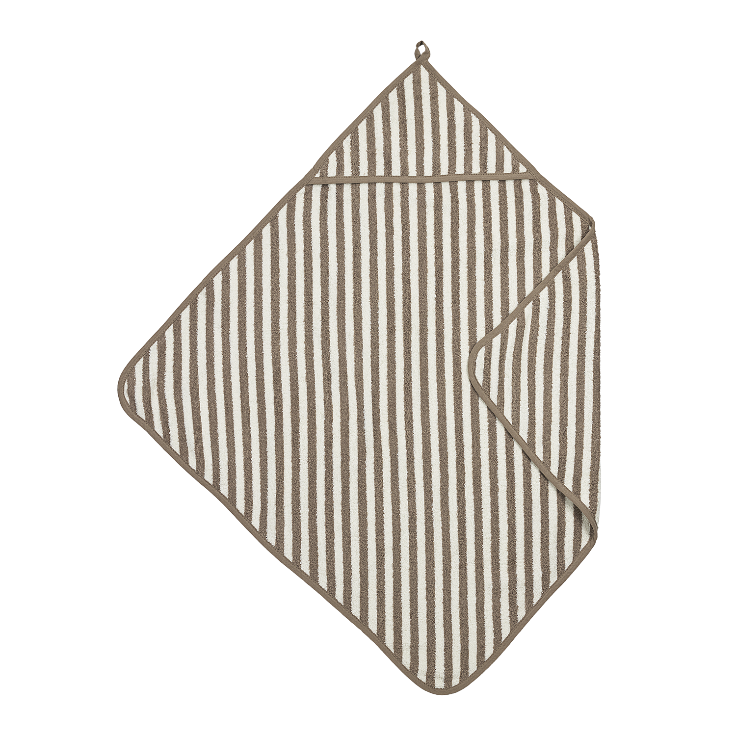 Badcape Stripe - Taupe