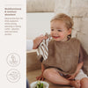 3-pack Slabben - Fat Stripe Taupe