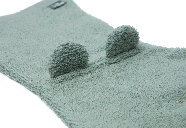 Grote Washand badstof Ears - Ash Green