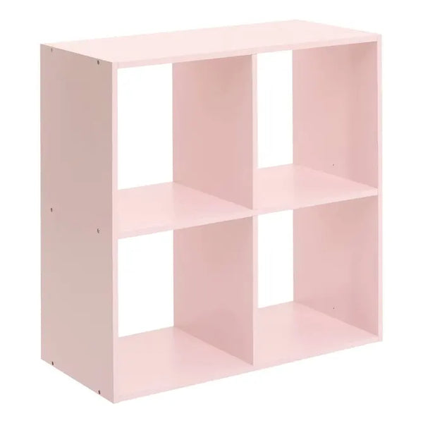 4-Compartment Storage Cabinet - Pink