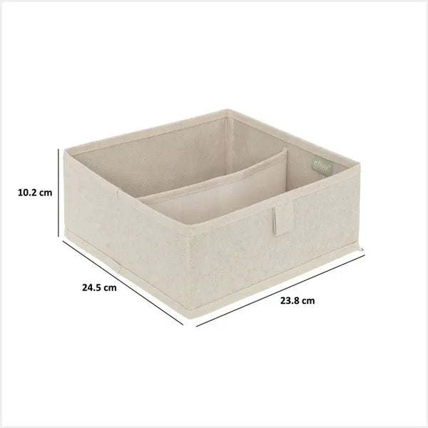 2-vaks Lade Opbergers - Beige