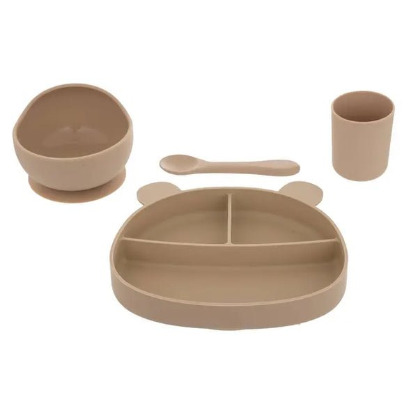 4-delig eetset Yum - Beige