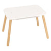 Tafel Buldy (met bouwstenen blad) - Wit