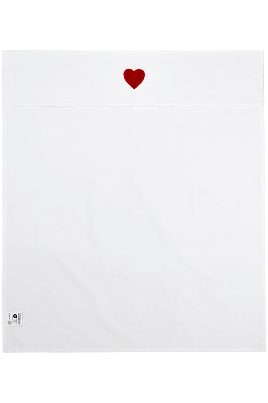 Ledikantlaken Sweet Heart (100x150 cm) - Rood