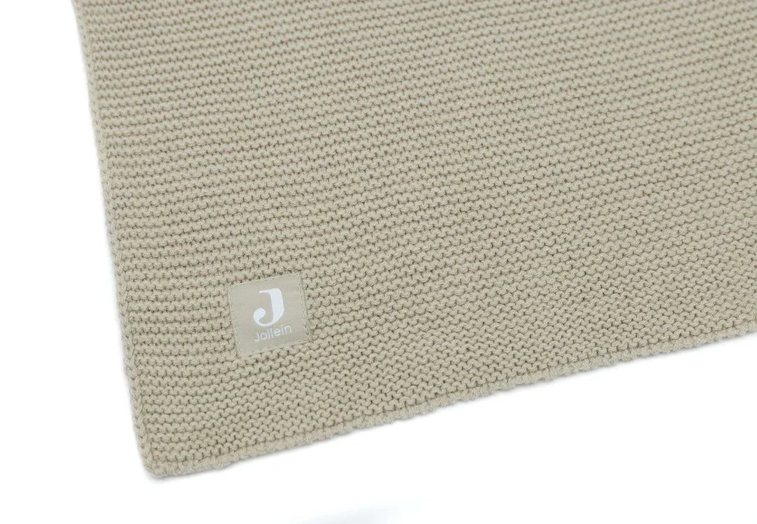 Wiegdeken Basic Knit (75x100 cm) - Olive Green