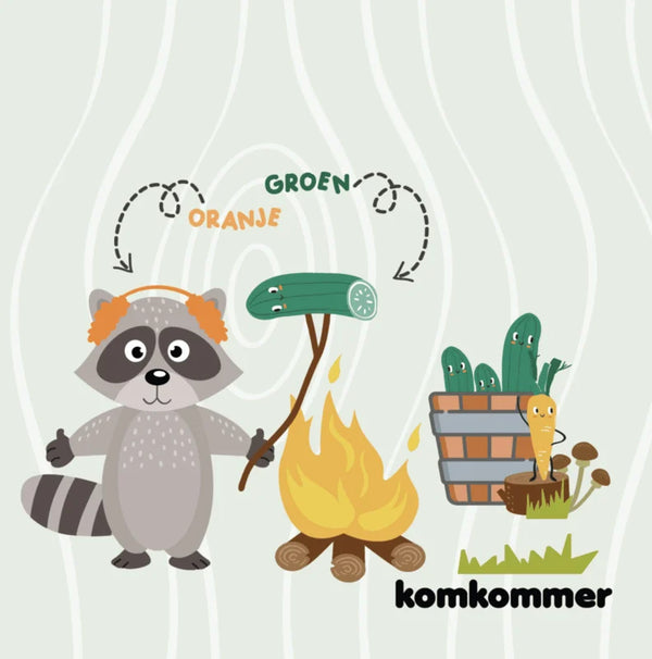 Leer groentes met meneer Wortel