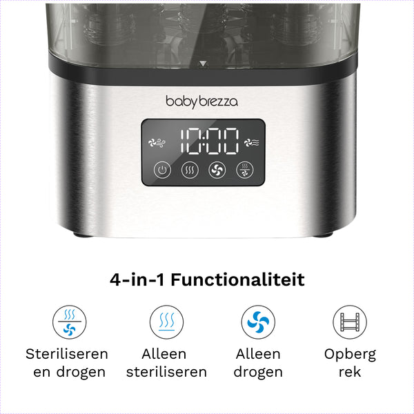 Babyfles sterilisator & droger Pro - Steel