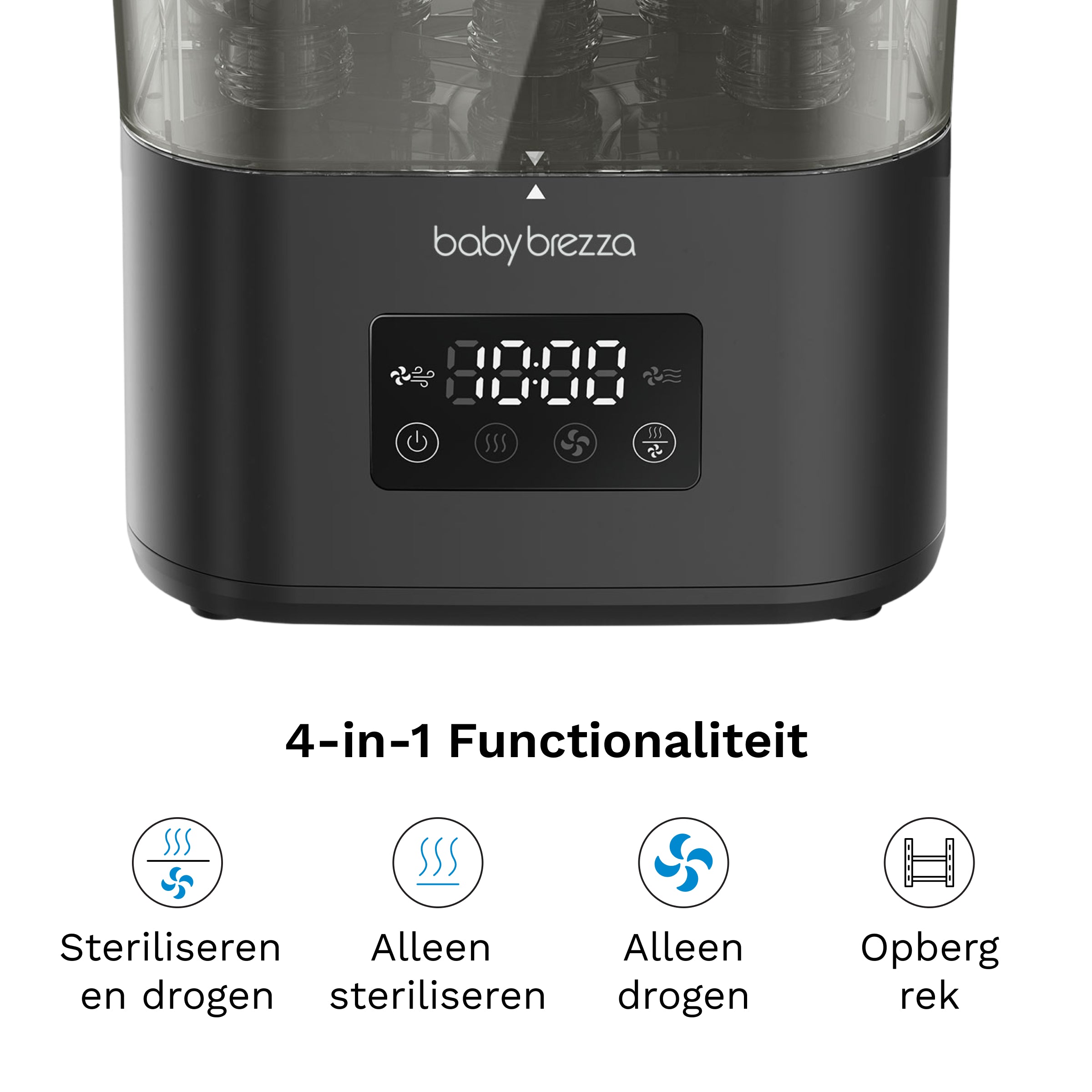 Babyfles sterilisator & droger Pro - Black