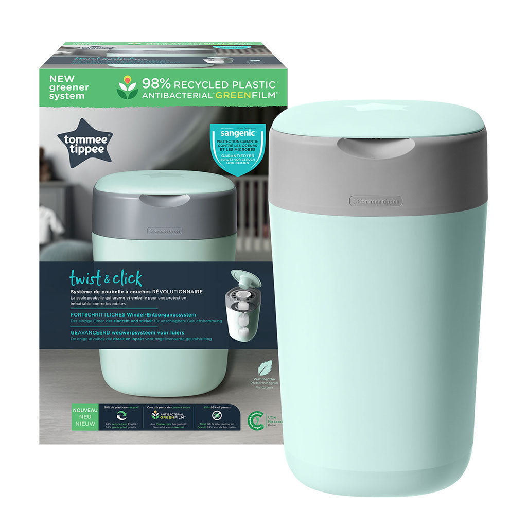 Tommee Tippee Sangenic | Twist & Click luieremmer - Green