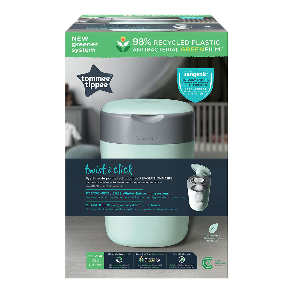 Tommee Tippee Sangenic | Twist & Click luieremmer - Green