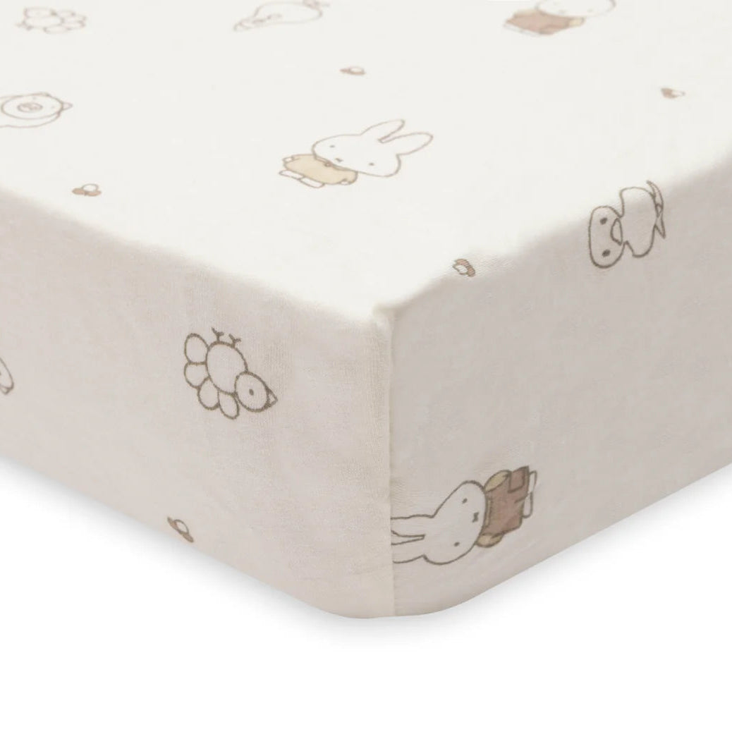 Hoeslaken ledikant (60x120 cm) - Miffy Family Farm