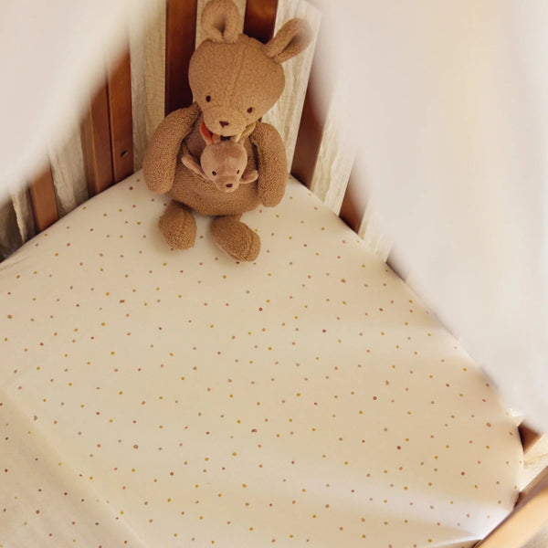 Hoeslaken ledikant (60x120 cm) - Dots