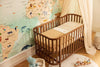 Crib sheet piping for baby bed (100x150 cm) - Forest Green