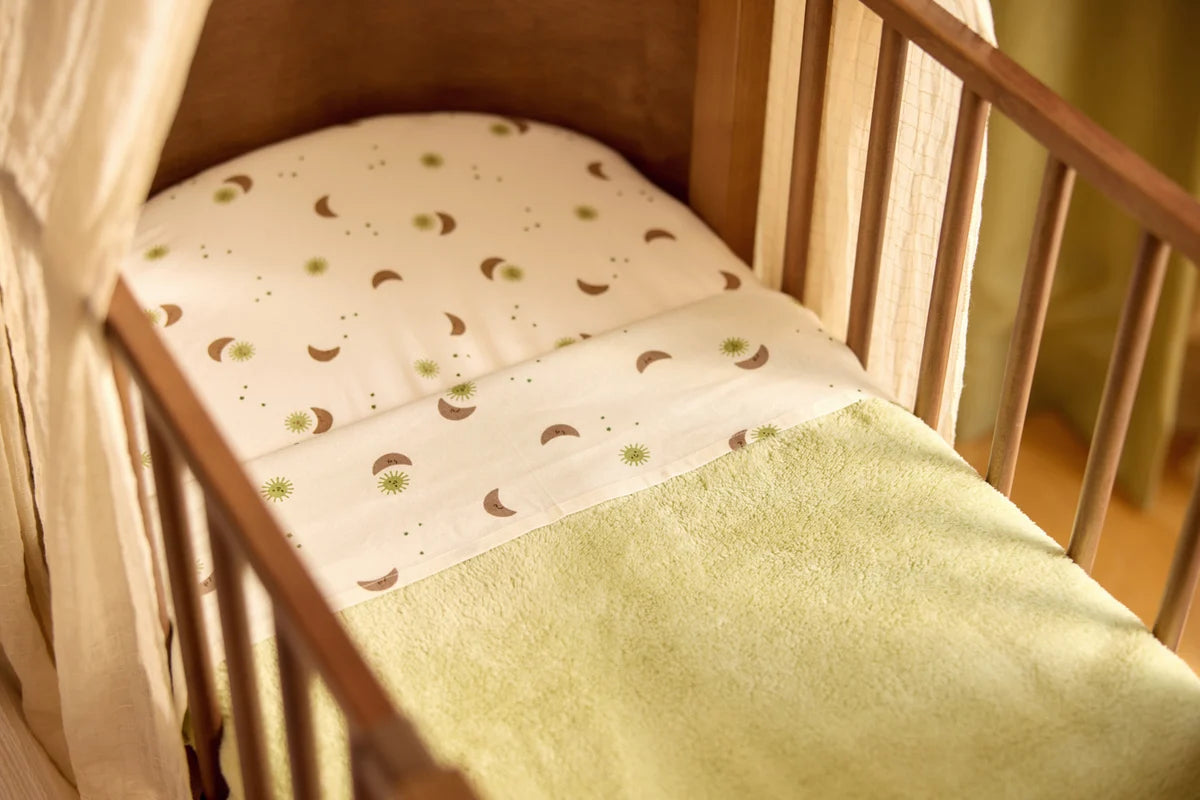 Hoeslaken juniorbed (70x140/150 cm) - Over the Moon