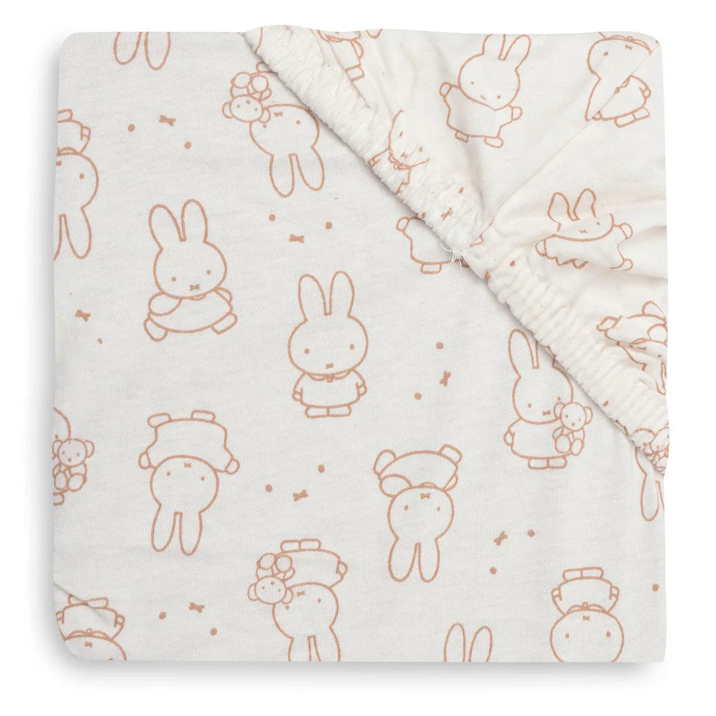 Hoeslaken ledikant (60x120 cm) - Miffy Light Terra