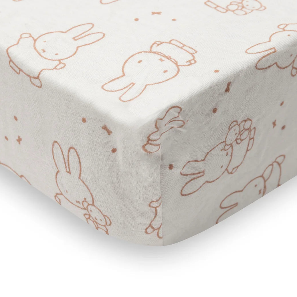 Hoeslaken ledikant (60x120 cm) - Miffy Light Terra