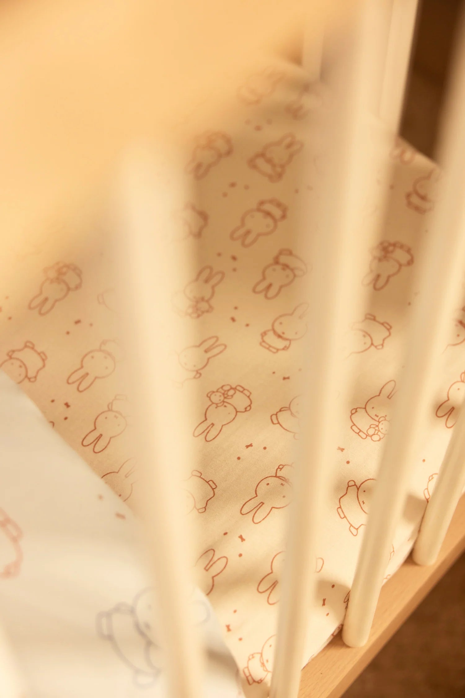 Hoeslaken ledikant (60x120 cm) - Miffy Light Terra