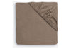 Round box mattress fitted sheet (90/95 cm) - Solid colours (various)