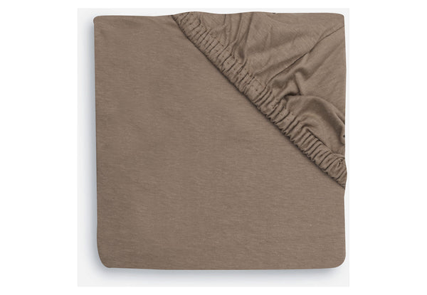 Round box mattress fitted sheet (90/95 cm) - Solid colours (various)
