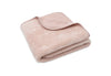 Wiegdeken 75x100 cm Reversible Basic Sherpa/Jersey - Silk Rose