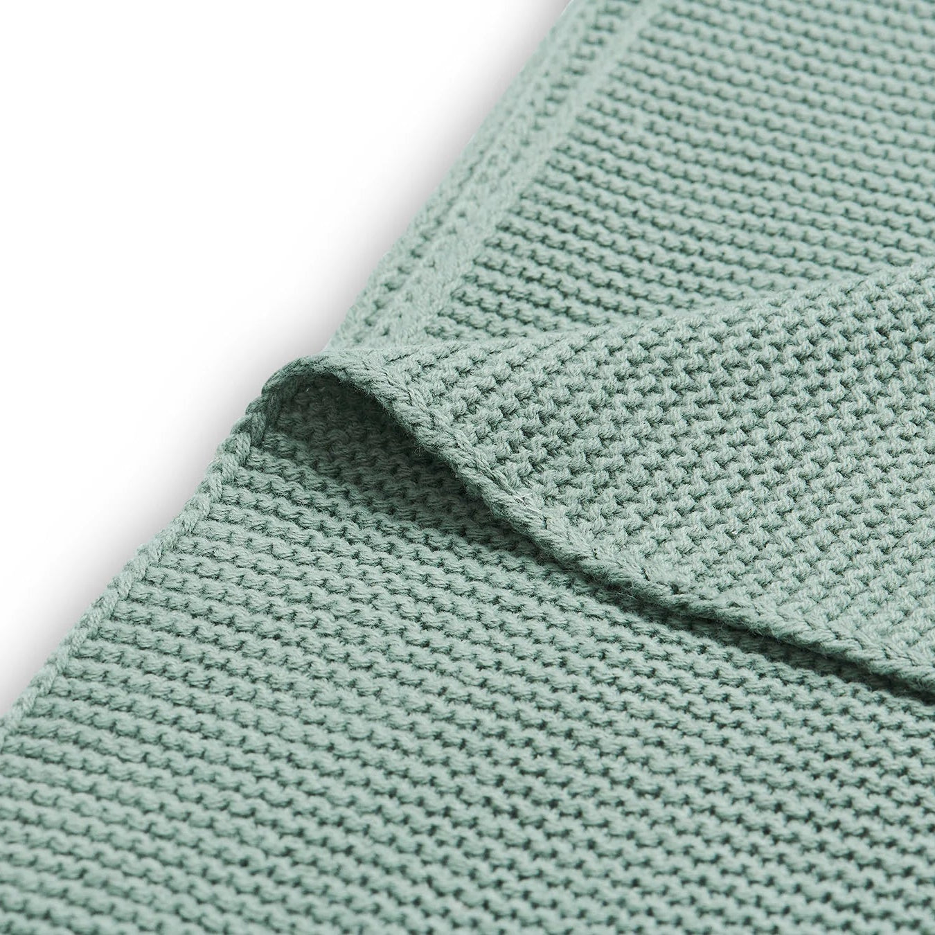 Ledikantdeken Basic Knit (100x150 cm) - Forest Green