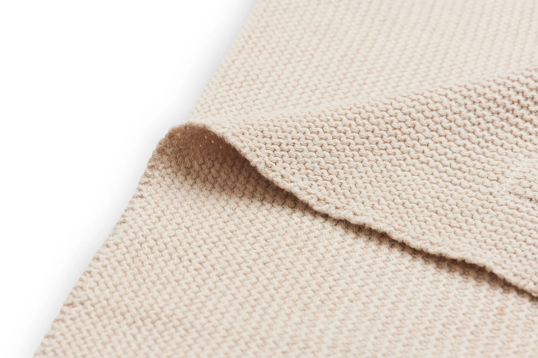 Ledikantdeken Basic Knit (100x150 cm) - Nougat