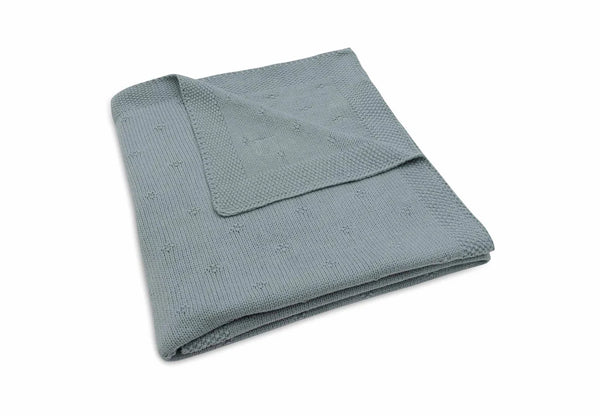 Ledikantdeken Cosy Knit 100x150 cm - Sea Green