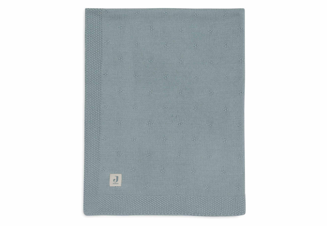 Ledikantdeken Cosy Knit 100x150 cm - Sea Green