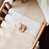 Wiegdeken 75x100 cm Reversible Basic Sherpa/Jersey - Oatmeal