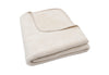 Wiegdeken 75x100 cm Reversible Basic Sherpa/Jersey - Oatmeal