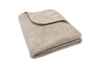 Ledikantdeken 100x150 cm Reversible Basic Sherpa/Jersey - Warm Sand