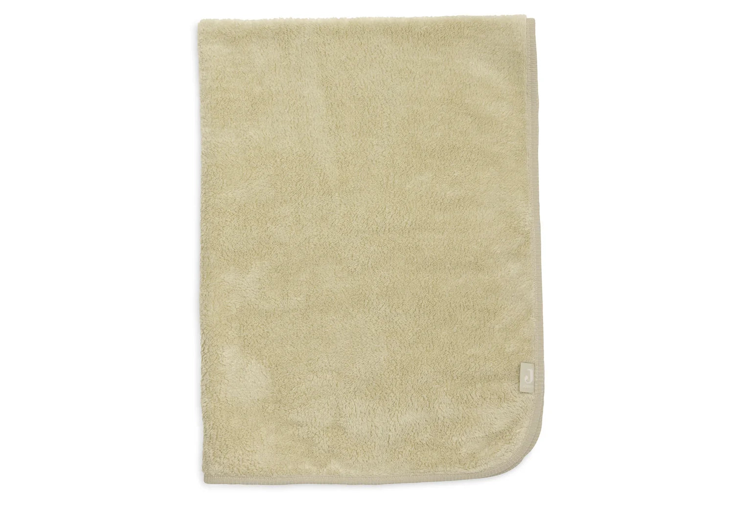 Wiegdeken 75x100 cm Reversible Basic Sherpa/Jersey - Soft Matcha