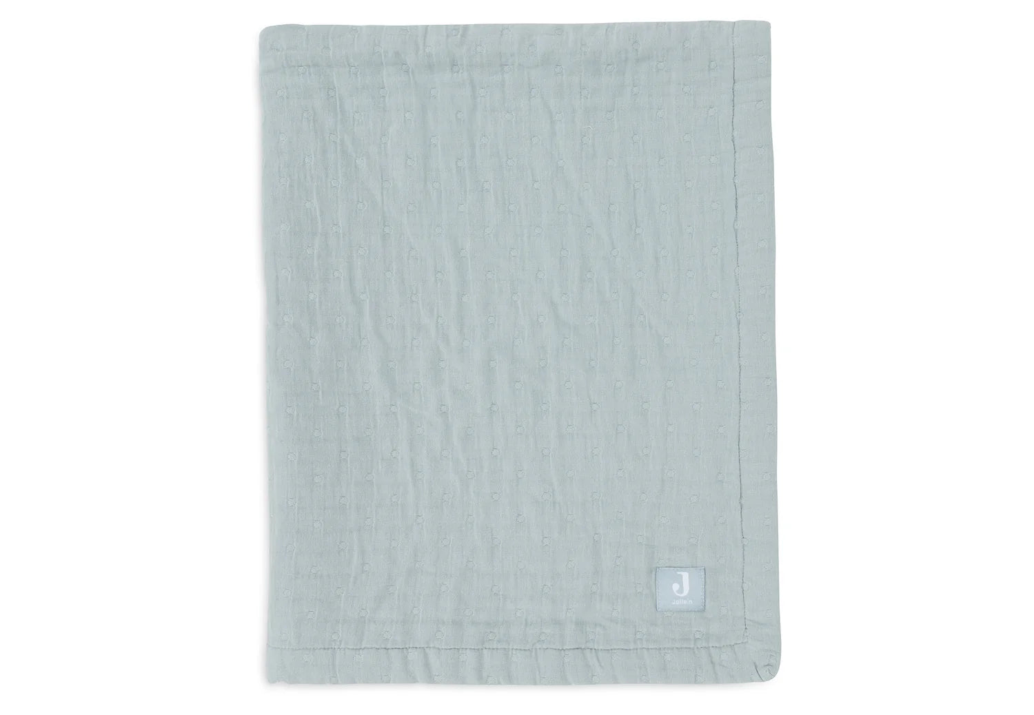 Wiegdeken Jacquard Hydrofiel - Sea Green