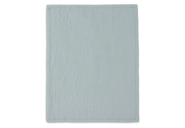 Wiegdeken Jacquard Hydrofiel - Sea Green