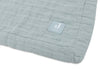 Wiegdeken Jacquard Hydrofiel - Sea Green