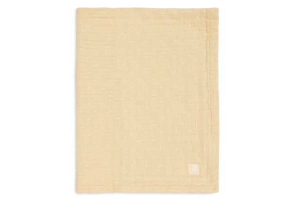 Wiegdeken Jacquard Hydrofiel - Vanilla