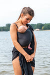 Baby carrier AQUA sling (Water Ringsling) - black