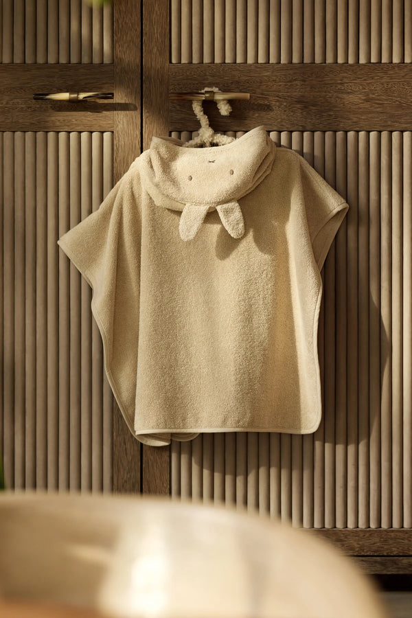 Bath Poncho Ears - Caramel