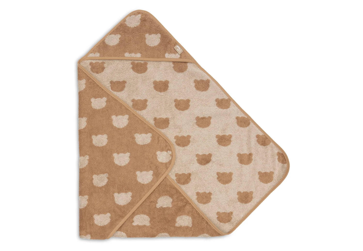 Badcape Jacquard - Teddy Bear