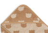 Badcape Jacquard - Teddy Bear