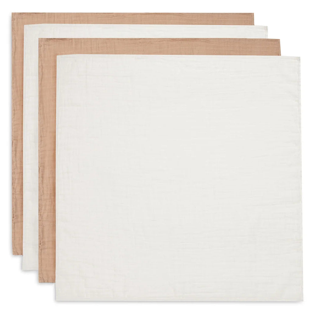 Hydrofiele doeken 4-pack 70x70 cm - Biscuit/Ivory