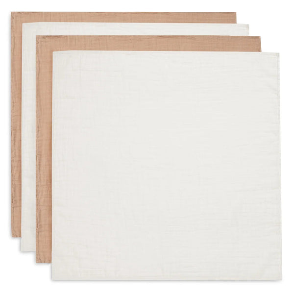 Hydrofiele doeken 4-pack 70x70 cm - Biscuit/Ivory