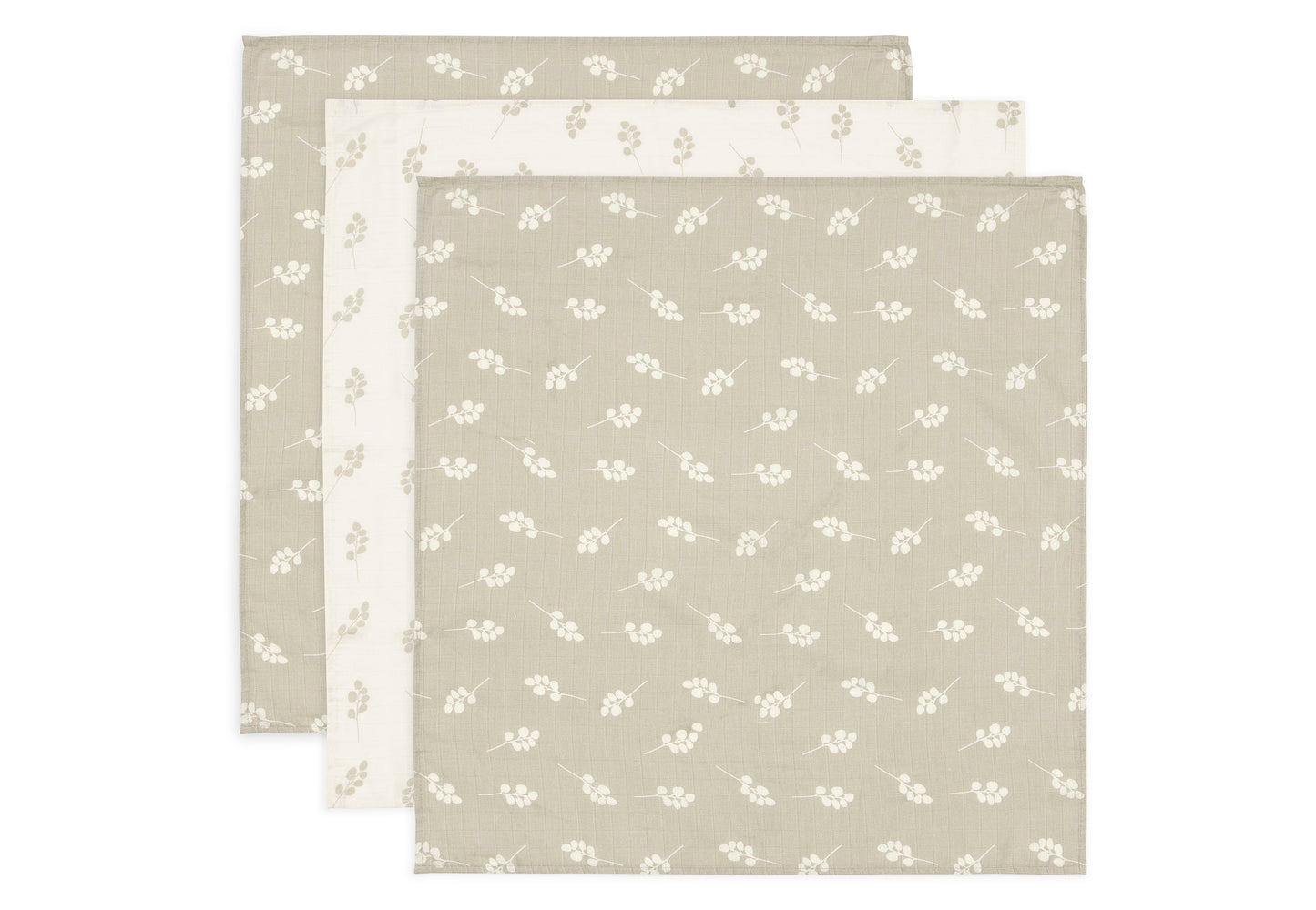 Jollein hydrofiele doeken 3-pack - 70x70 cm (diverse designs)